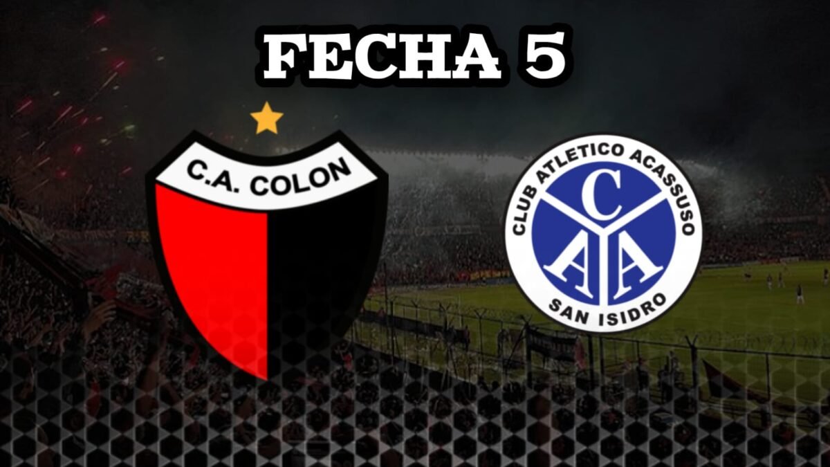 Colón recibe a Acassuso en el Cementerio de los Elefantes por la 5ª fecha