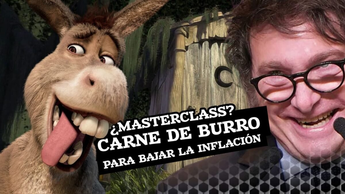 ¿MEDIDA CONTRA LA INFLACIÓN O FALTA DE CARNE VACUNA? la "Carne de Burro" en el país de MILEI