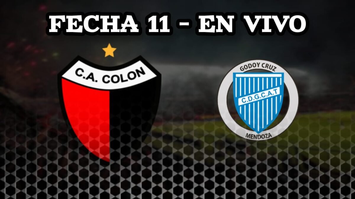 EN VIVO - Colón vs Godoy Cruz: duelo clave en Santa Fe por la cima del campeonato