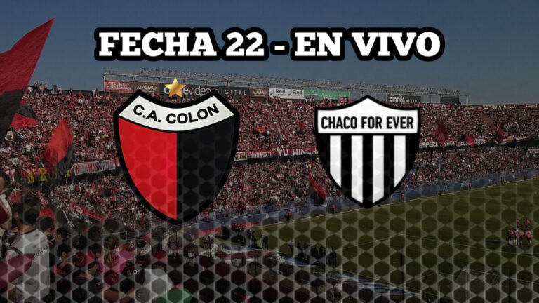 EN VIVO | Colón recibe a Chaco For Ever con dos cambios obligados y la necesidad de volver al triunfo
