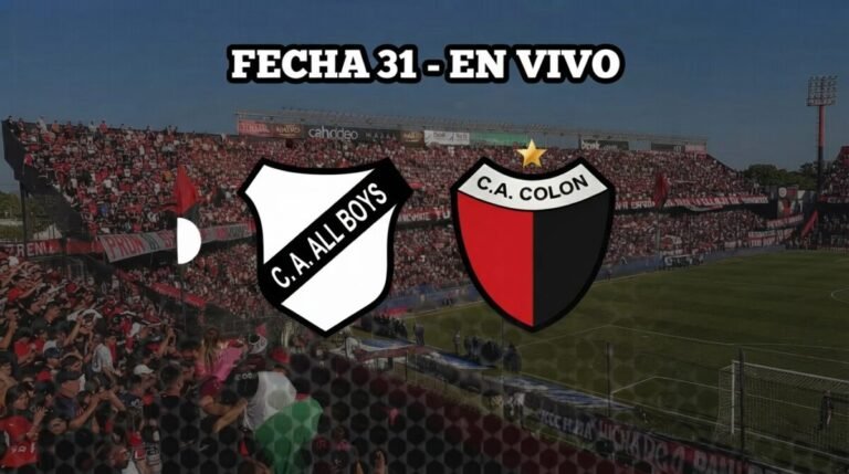 All Boys vs Colón en Vivo | Colón visita a All Boys en Floresta con el desafío de sostener la ilusión en la fecha 31 All Boys vs Colón en Vivo | Colón visita a All Boys en Floresta con el desafío de sostener la ilusión en la fecha 31